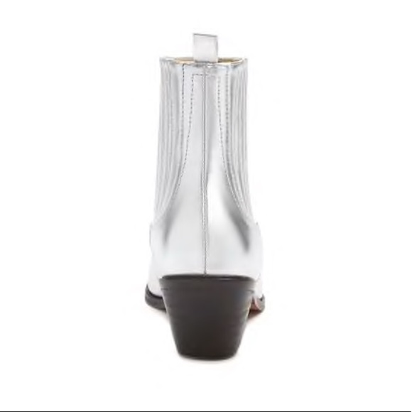 🌸 SALE New Forever21 Metallic Western Boots - Picture 5 of 8